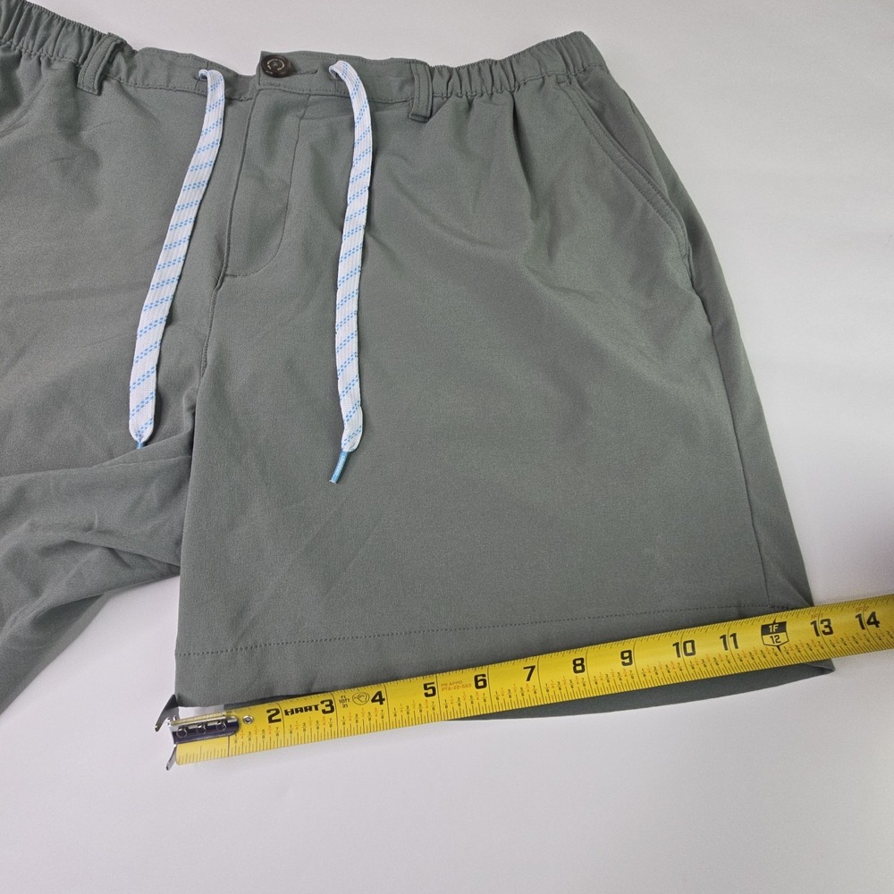 Chubbies Mens 2XL Hybrid Shorts Green Drawstring Regular Fit Stretch 6" inseam - Picture 10 of 15